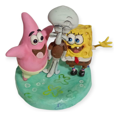 Adorno Para Torta Bob Esponja Agua Bob Esponja