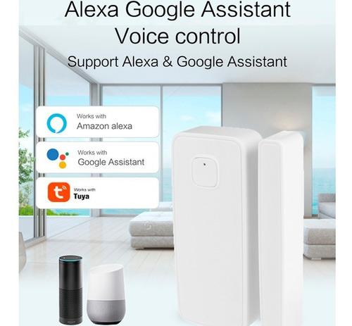 Sensor Alarma Puerta Ventana Wifi Inteligente Alexa Google