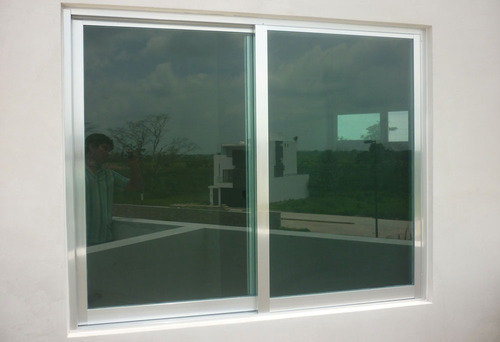 Ventana Aluminio Natural  Serie 25 - 1.5 X 1.2 Mts