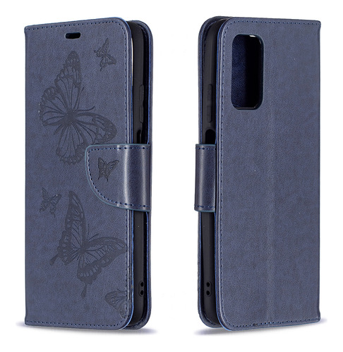 Funda Para Nokia 3.4/1.3/5.3 Funda Tipo Cartera Con Ranura Para Tarjetas, Textura Magnética, Mariposa, A Prueba De Golpes