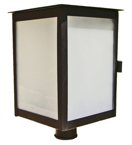 Imagen 1 de 5 de Lampara Farol Con Poste 2,5 Mts Para Cementar Para Led M2004