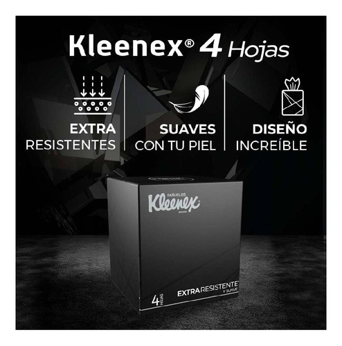 Kleenex Cold Care Antiviral 80 Pañuelos Y Elegance Black 50
