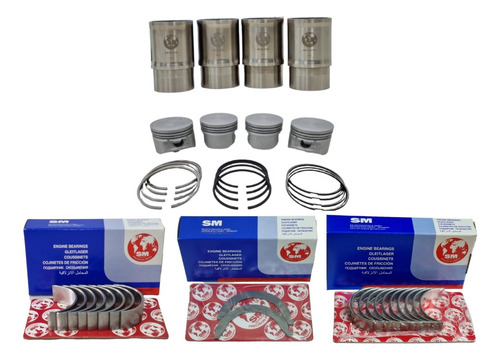 Kit Camisa/pistón/anillo/metales Citroen Nemo 1.4 8v Bencina