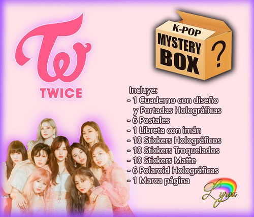 Caja Misteriosa Twice K-pop Box Anime Envío Gratis