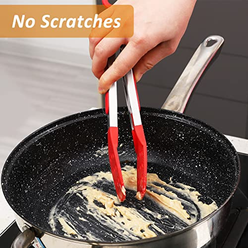 Pinzas De Cocina Daily Kisn 9puLG Con Puntas De Silicona Y