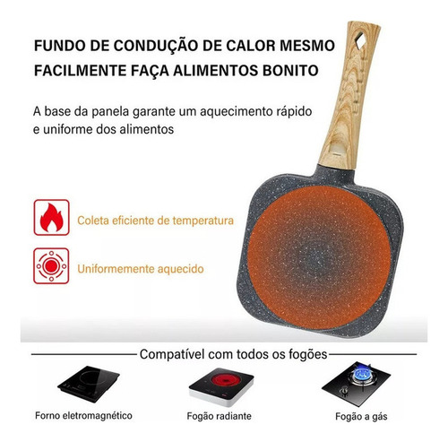 Fritadeira De Ovo De Panqueca Con 4 Hornos