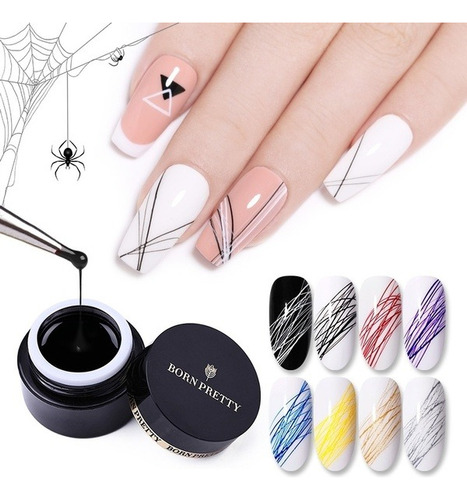 Esmaltes En Gel Semipermanentes Spider Born Pretty 5ml -uñas