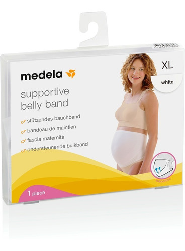 Faixa De Sustentação Gestante Medela Bellyband Branco Tam Gg