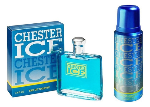 Kit Chester Ice Men Perfume 100ml + Desodorante Spray 250ml