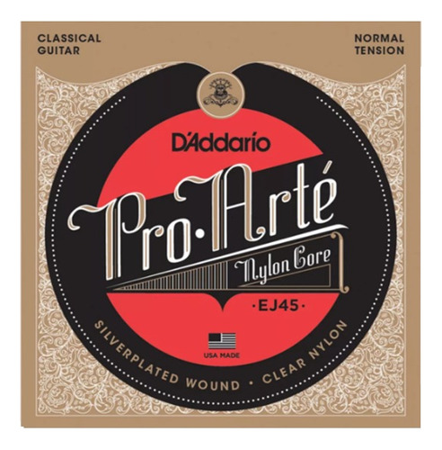 Cuerdas Para  Guitarra Clásica  D'addario Ej45