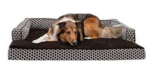 Furhaven Gel Foam Dog Couch Sofa Cama Para Perros Y Gatos