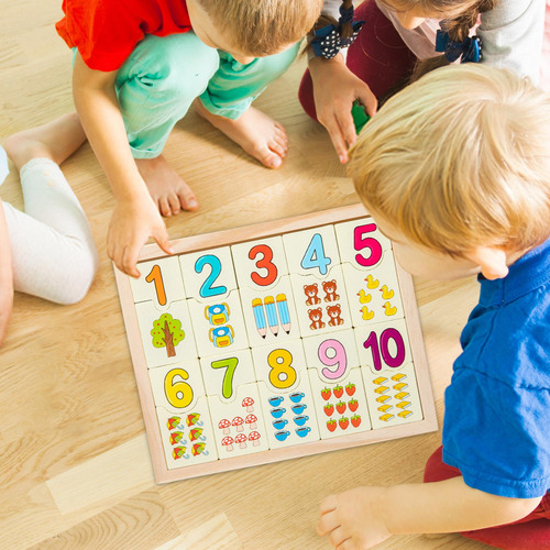 Juguetes De Tablero A Juego Rompecabezas Portátil Números