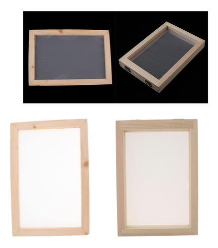Pantalla Rectangular De Fabricación De Papel Para Artes Con