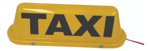 Combo De 5 Carteles De Taxi Amarillo Personalizado Imán Led 