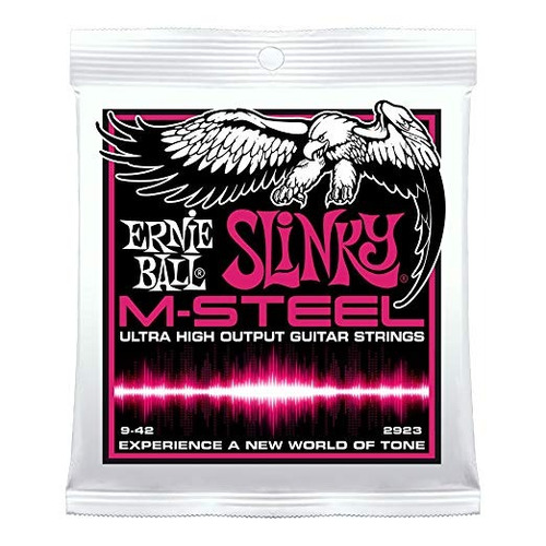 Ernie Ball M-acero Super Slinky Conjunto, 0,009-0,042