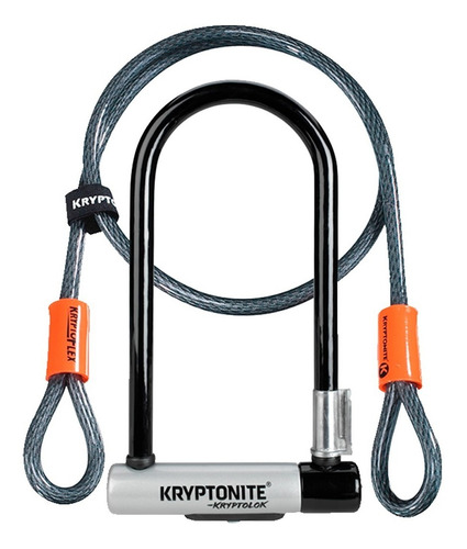 Candado Bicicleta Kryptonite Kryptolok Series2 Std Guaya Color Negro