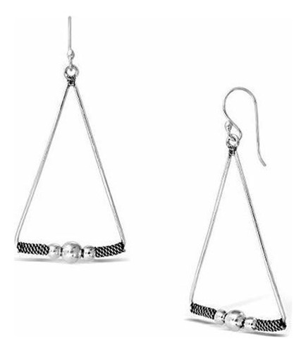 Aretes Anzuelo - Withlovesilver 925 Charm De Plata Esterlin