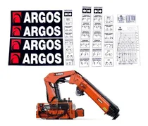Comprar Kit Adesivos Faixas Guinchos Para Argos Munck 17496