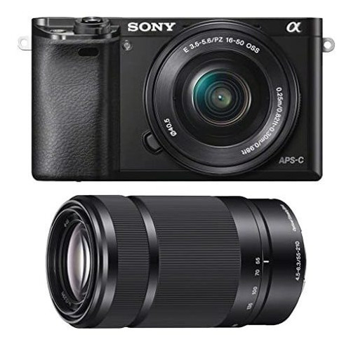 Camara Sony Alpha A6000 24.3mp Black 16-50mm Power Zoom Le ®