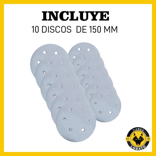 Imagen 2 de 10 de Makita P-37764 Disco De Lija Velcro 6 P/madera G 80 10 Pzas