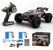 Comprar 1:16 70 Km\u002Fh Carros Control Remoto 4x4 Carro Rc Rodo Terreno Color 16101pro Red
