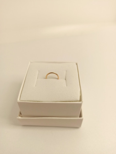Aro Piercing Argollita Nariz Oreja Oro 18k 8mm Interno
