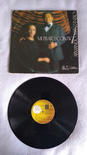 Armando Manzanero - Mi Trato Contigo Lp Vinil Impecable 1981