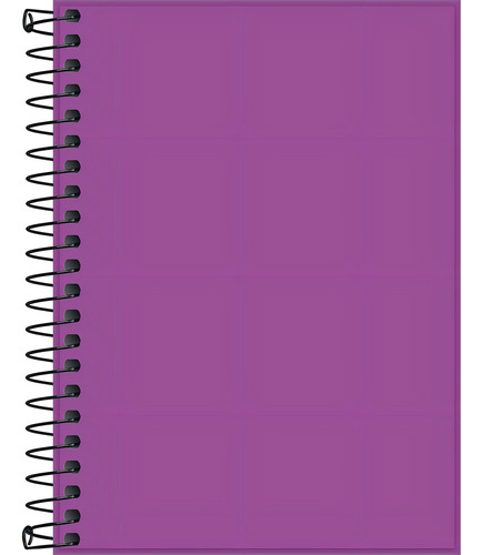 Caderneta Espiral Capa Plástica 1/8 Sem Pauta Neon - Tilibra