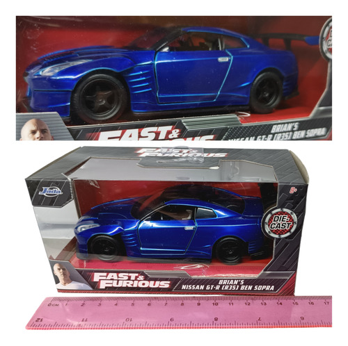 Nissan Gtr Ben Sopra, Rápido Y Furioso, Escala 1/32, Metal. 