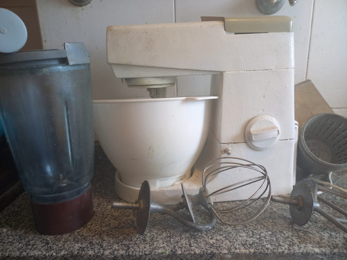 Batidora De Pie Kenwood Chef A701 Usada Beige N/a (Usado)