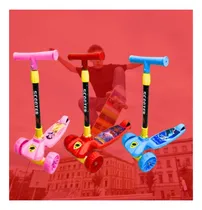 Comprar Monopatin De 3 Ruedas Con Luces, Ajustable 4 Alturas Scooter