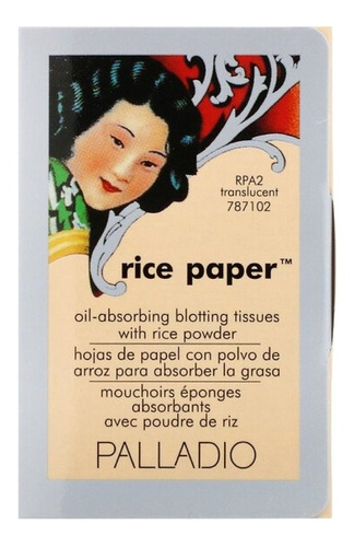 Palladio de arroz para lámpara de kit de folios de papel secante caja para pañuelos 