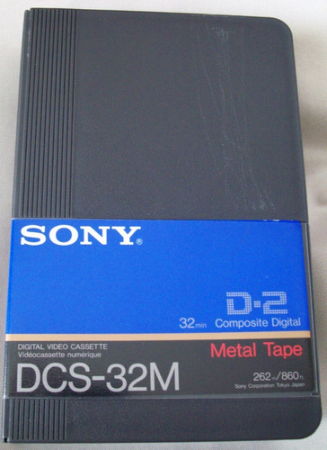 Betacam Digital 32 Min Sony Dcs-32m Metal Tape Cassette 
