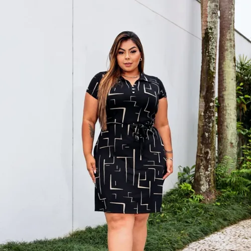 Vestido plus cheap size casual