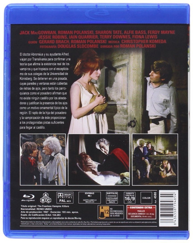 Imagen 2 de 3 de Blu-ray The Fearless Vampire Killers / Danza De Los Vampiros