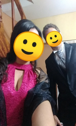 Vestido De Fiesta Largo Fucsia