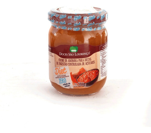 Imagem 1 de 2 de Doce Abobora Coco Diet São Lourenço 210g