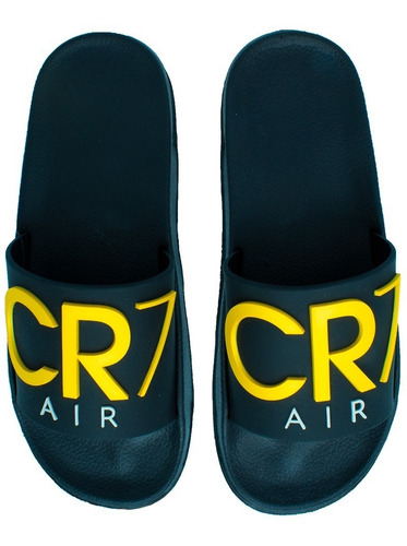 Imagen 4 de 4 de Sandalias Casual Cr7 Negro Cr706nd Moletto