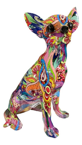 Figura Chihuahua Multicolor - S73887