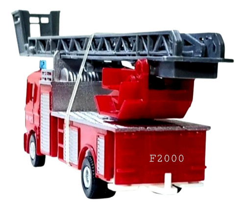 Camion Man F2000 Bomberos, 16 Cm. Esc. 1/72 Caja Cambiada