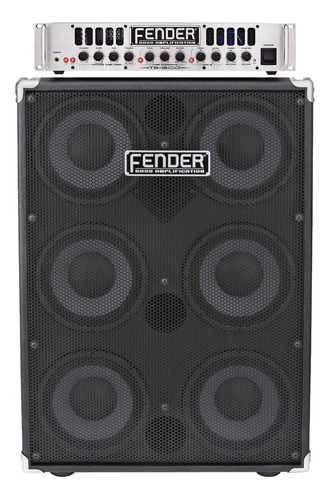 Amplificador De Bajo Fender Cabezal Tb600 + Caja 6x10 Liq#