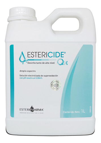 Estericide Qx Solución Desinfectante De 1l Limpiador Multisuperficies