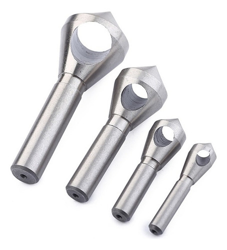 - Set De 4 Piezas Chaflán Avellanador Rebarbadora Broca