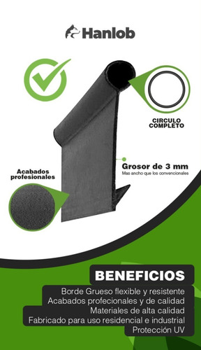 Imagen 7 de 9 de Borde Delimitador Grueso Para Cesped Para Jardin 54m
