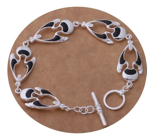 Pulsera Mujer 'almas Perdidas' Brazalete Plata Ley .925