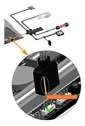 Cable De Extensión De Placa Base De Computadora Yakuri, Conc