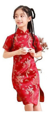 Vestido Cheongsam Estilo Chino Niña