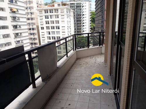 Imagem 2 de 15 de Excelente Flat Com Serviço, Andar Alto Na Melhor Rua Comercial De Icaraí. - 78