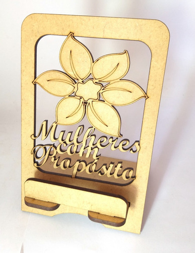 30 Porta Celular Personalizado Para Brinde Mdf Cru