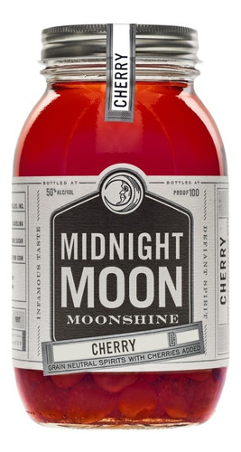 Whisky Midnight Moon Cherry 750cc Fruta Natural Macerada